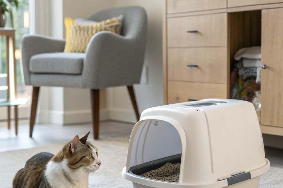 Cat Litter Box Furniture Cabinet: Stylish Solutions for Your Home